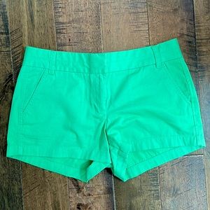 J. Crew NEVER WORN! LIGHT GREEN Chino Shorts, Size 8